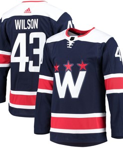 Tom Wilson Washington Capitals Adidas 2020/21 Alternate Primegreen Authentic Pro Player Jersey - Navy Nhl