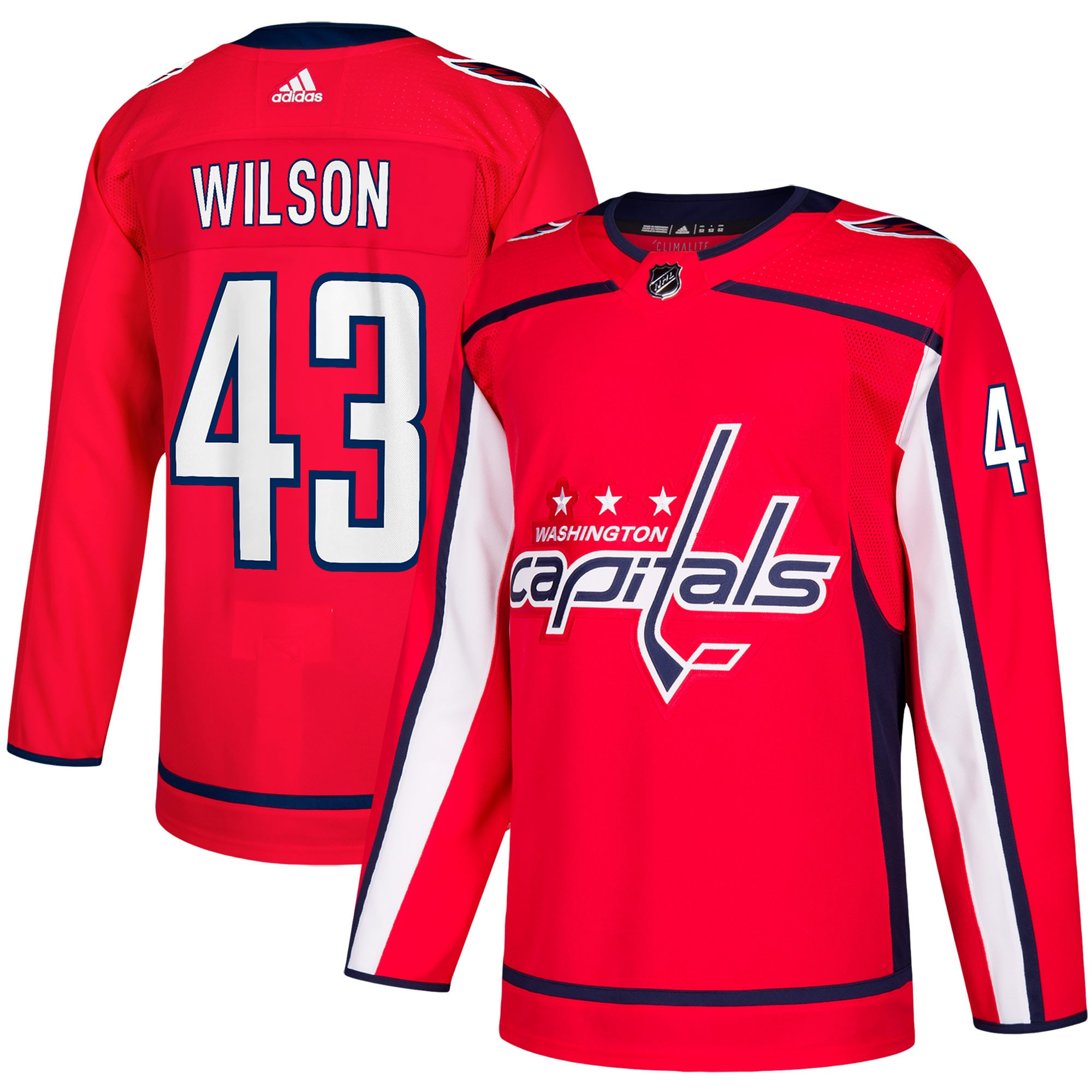 Tom Wilson Washington Capitals Adidas Home Authentic Player Jersey - Red Nhl