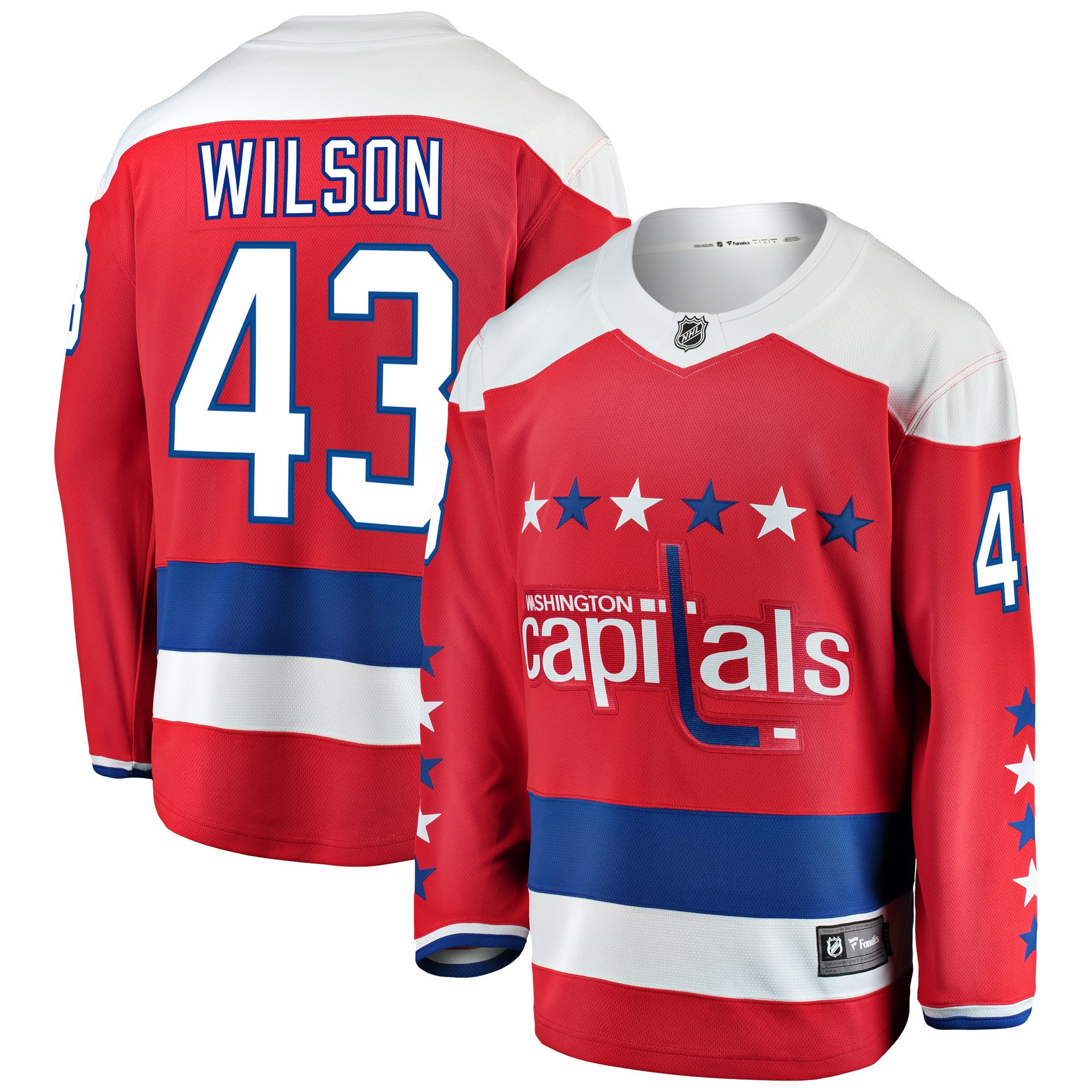 Tom Wilson Washington Capitals Fanatics Branded Alternate Breakaway Player Jersey - Red Nhl