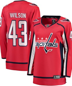Tom Wilson Washington Capitals Fanatics Branded Womens Home Premier Breakaway Player Jersey Red Nhl