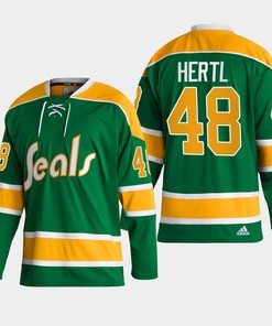 Tomas Hertl 48 San Jose Sharks Green Reverse Retro 2.0 Jersey 2022-23
