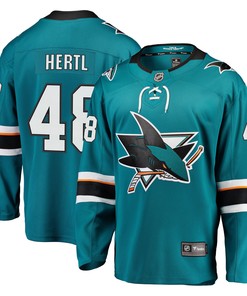 Tomas Hertl San Jose Sharks Fanatics Branded Home Premier Breakaway Player Jersey - Teal Nhl
