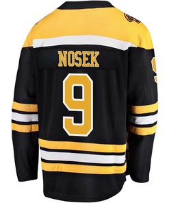 Tomas Nosek 9 Boston Bruins Stanley Cup 2023 Playoffs Patch Home Breakaway Men Jersey - Black