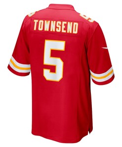 Tommy Townsend 5 Kansas City Chiefs Game Jersey - Red