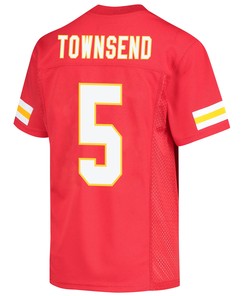 Tommy Townsend 5 Kansas City Chiefs Super Bowl LVII Champions 3 Stars Youth Game Jersey - Red