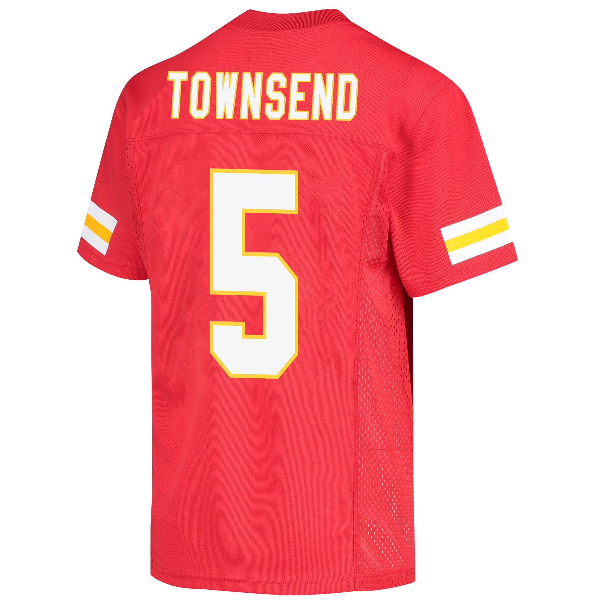 Tommy Townsend 5 Kansas City Chiefs Super Bowl LVII Champions 3 Stars Youth Game Jersey - Red