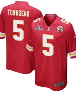 Tommy Townsend 5 Kansas City Chiefs Super Bowl LVII Champions Men Game Jersey - Red