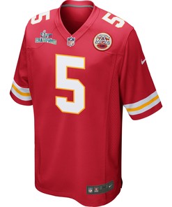 Tommy Townsend 5 Kansas City Chiefs Super Bowl LVII Champions Men Game Jersey - Red