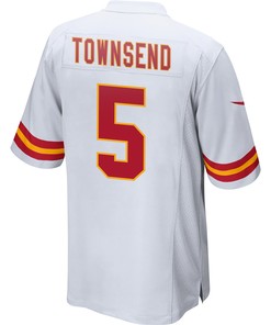 Tommy Townsend 5 Kansas City Chiefs Super Bowl LVII Champions Men Game Jersey - White