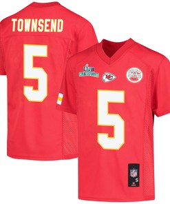 Tommy Townsend 5 Kansas City Chiefs Super Bowl LVII Champions Youth Game Jersey - Red