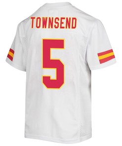 Tommy Townsend 5 Kansas City Chiefs Super Bowl LVII Champions Youth Game Jersey - White