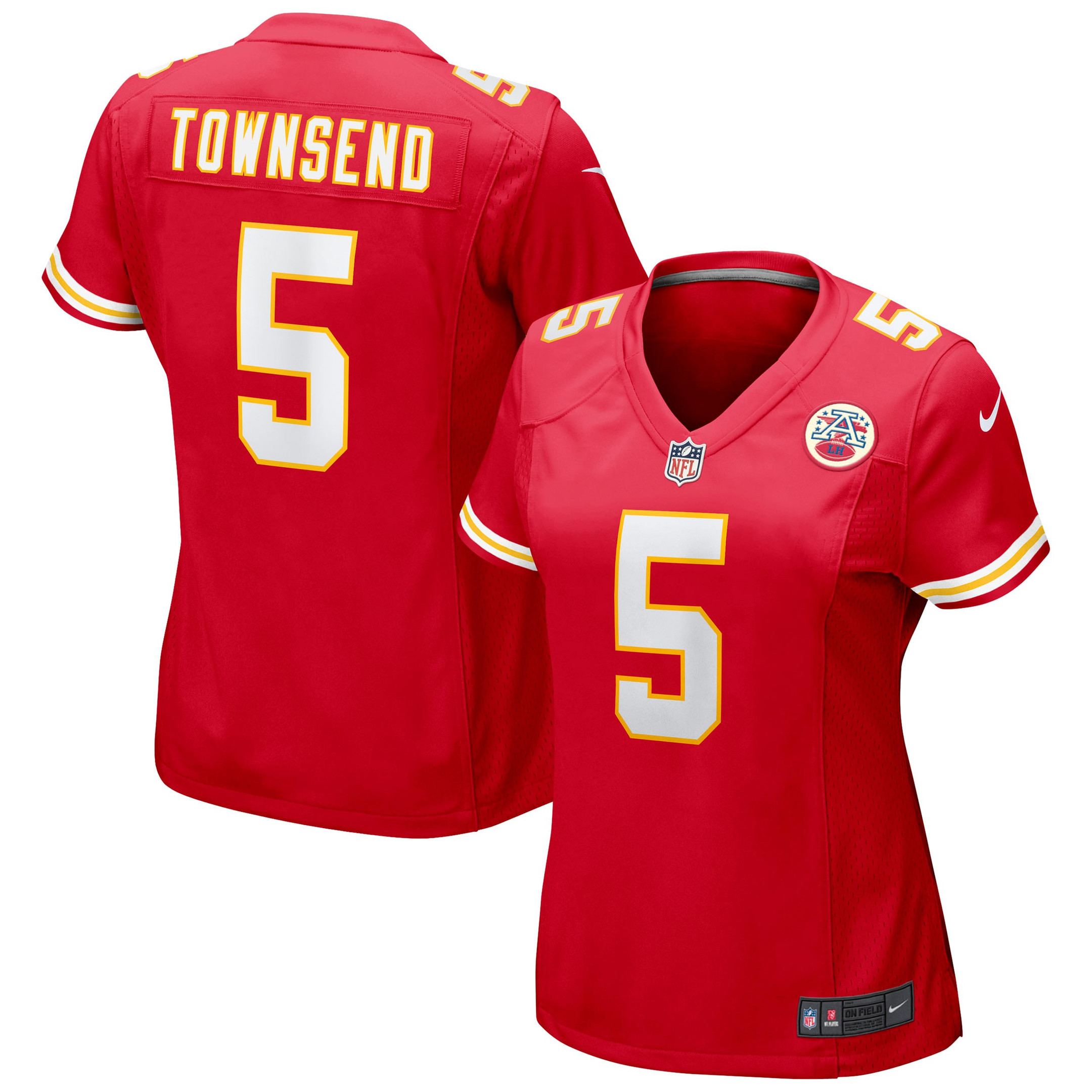 Tommy Townsend Kansas City Chiefs Womens Game Jersey - Red Nfl