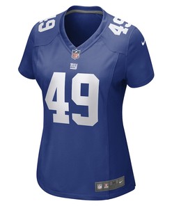 Tomon Fox New York Giants Women's Game Player Jersey - Royal