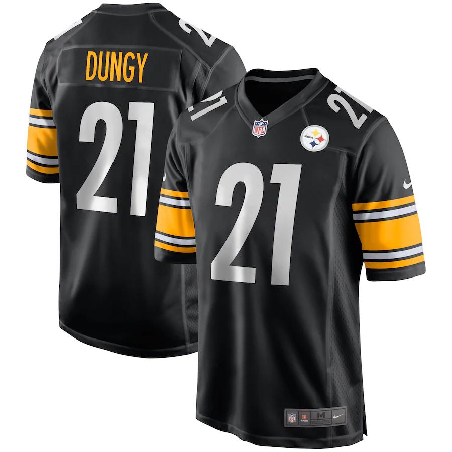 Tony Dungy Pittsburgh Steelers Nike Game Retired Player Jersey - Black