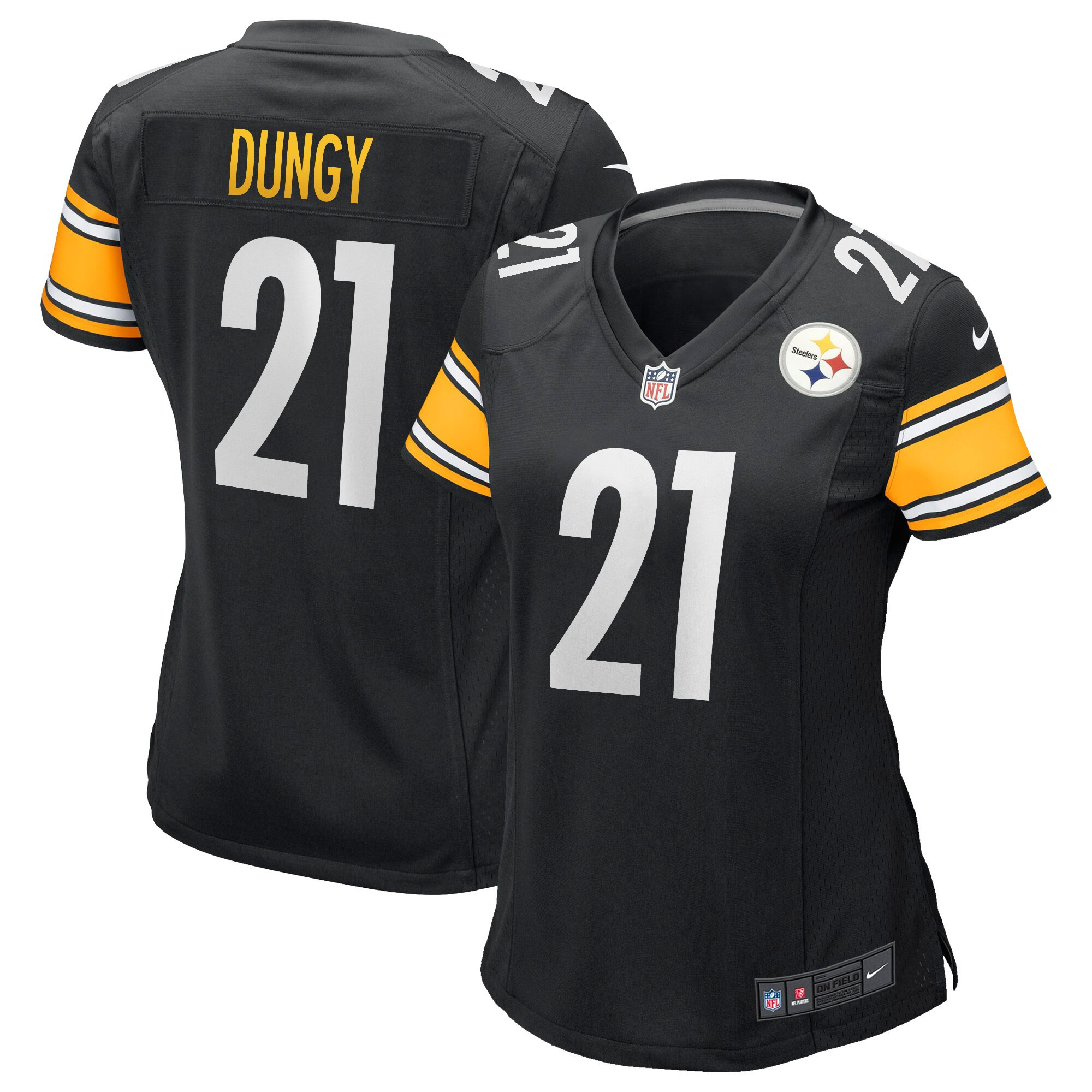 Tony Dungy Pittsburgh Steelers Womens Game Retired Player Jersey - Black Nfl