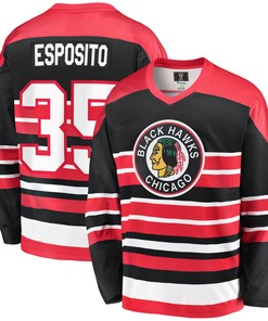 Tony Esposito Chicago Blackhawks Fanatics Branded Premier Breakaway Retired Player Jersey - Red Nhl