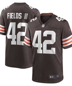 Tony Fields Ii Cleveland Browns Game Jersey - Brown Nfl