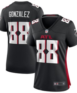 Tony Gonzalez Atlanta Falcons Womens Game Retired Player Jersey - Black Nfl