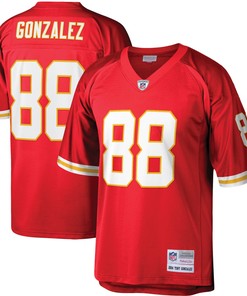 Tony Gonzalez Kansas City Chiefs Mitchell & Ness 2004 Legacy Replica Jersey - Red Nfl