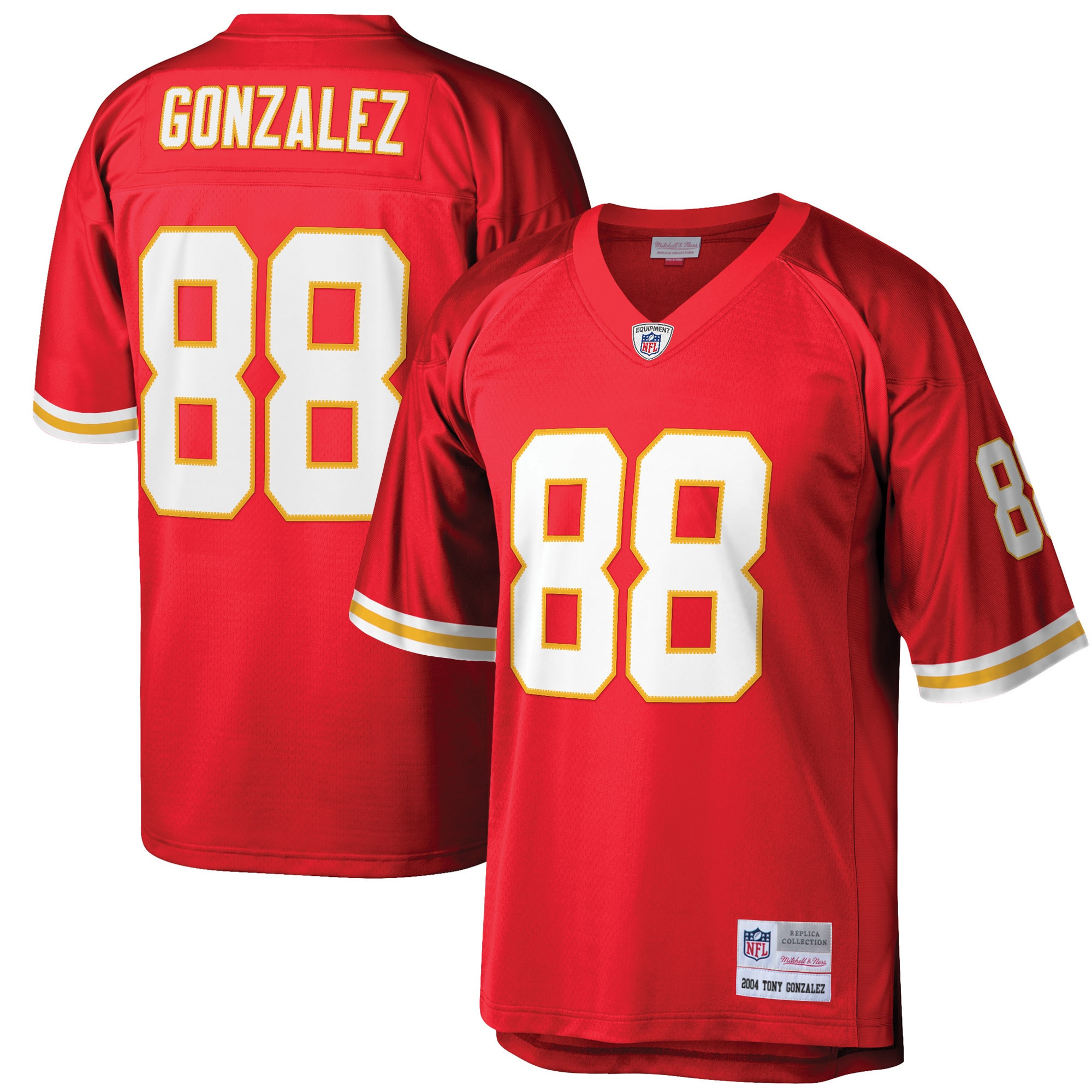 Tony Gonzalez Kansas City Chiefs Mitchell & Ness Retired Player Legacy Replica Jersey - Red Nfl