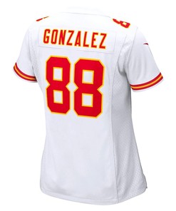 Tony Gonzalez Kansas City Chiefs Women's Retired Game Jersey - White