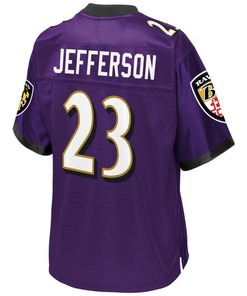 Tony Jefferson Baltimore Ravens Nfl Pro Line Team Color Player Jersey - Purple