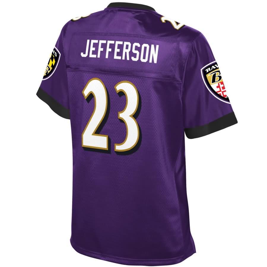 Tony Jefferson Baltimore Ravens Nfl Pro Line Womens Team Color Player Jersey - Purple