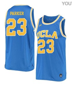 Tony Parker 23 UCLA Bruins Retro Elite Basketball Youth Jersey - Blue