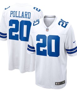 Tony Pollard 20 Dallas Cowboys Game Player Jersey - White