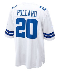 Tony Pollard 20 Dallas Cowboys Game Player Jersey - White