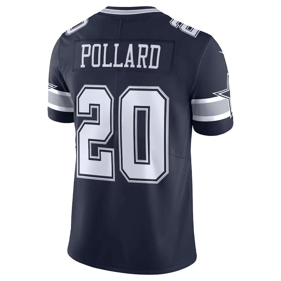 Tony Pollard 20 Dallas Cowboys Vapor Limited Jersey - Navy