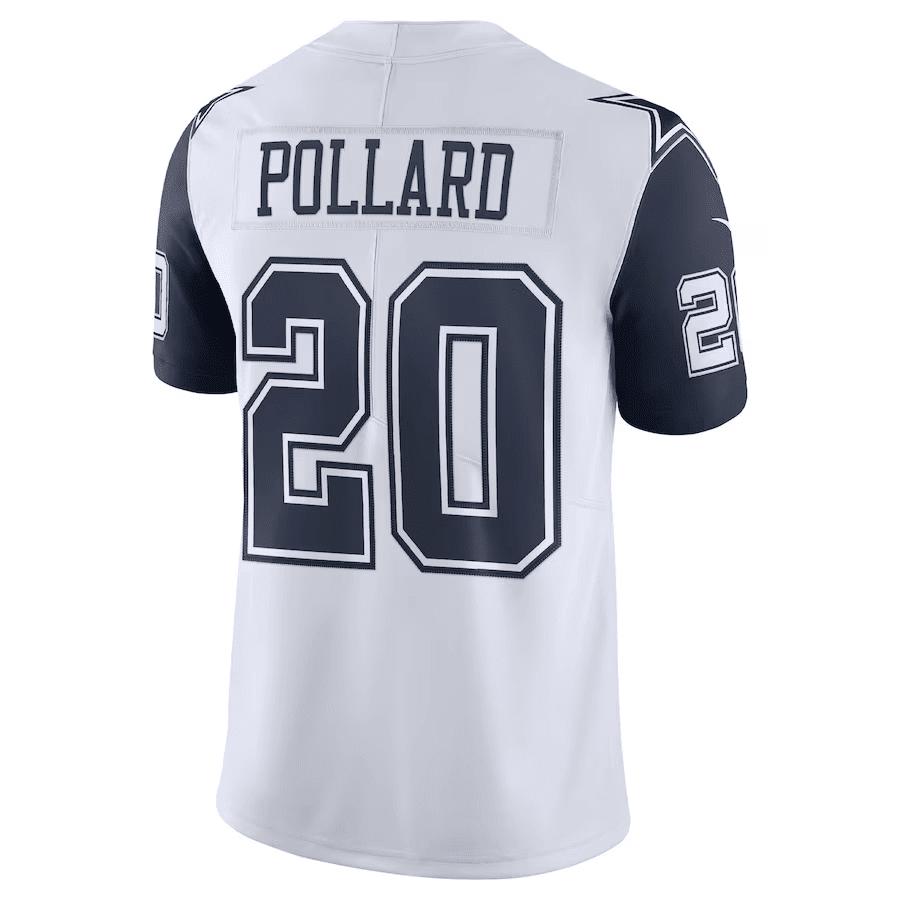 Tony Pollard 20 Dallas Cowboys Vapor Limited Jersey - White