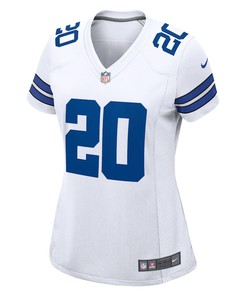 Tony Pollard 20 Dallas Cowboys Women's Game Player Jersey - White