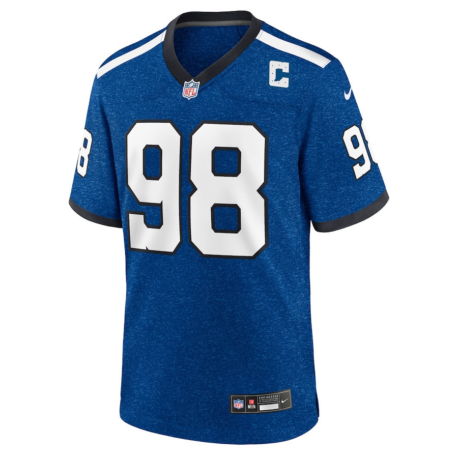 Tony Siragusa 98 Indianapolis Colts Indiana Nights Alternate Game Men Jersey - Royal