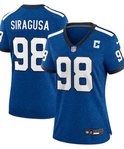 Tony Siragusa 98 Indianapolis Colts Indiana Nights Alternate Game Women Jersey - Royal