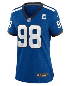 Tony Siragusa 98 Indianapolis Colts Indiana Nights Alternate Game Women Jersey - Royal