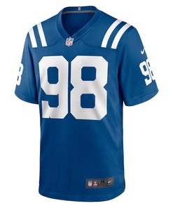 Tony Siragusa Indianapolis Colts Game Retired Player Jersey - Royal