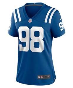 Tony Siragusa Indianapolis Colts Women's Game Retired Player Jersey - Royal
