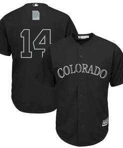Tony Wolters Colorado Rockies 2020 Players' Weekend Player Jersey - Black