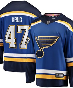 Torey Krug St. Louis Blues Fanatics Branded Home Premier Breakaway Player Jersey - Blue Nhl