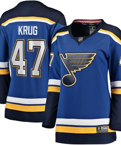 Torey Krug St. Louis Blues Fanatics Branded Womens Home Premier Breakaway Player Jersey - Blue Nhl