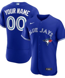 Toronto Blue Jays Alternate Authentic Custom Jersey - Royal Custom Jerseys Mlb