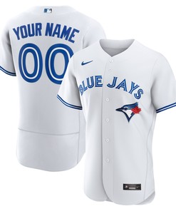 Toronto Blue Jays Home Authentic Custom Jersey White Custom Jerseys Mlb