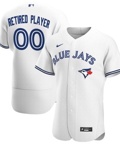 Toronto Blue Jays Home Pick-a-player Retired Roster Authentic Jersey - White Custom Jerseys Mlb