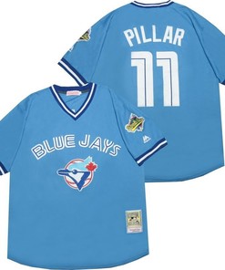 Toronto Blue Jays Kevin Pillar #11 2020 Mlb Teal Jersey
