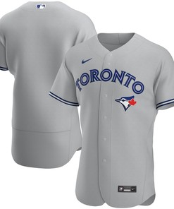 Toronto Blue Jays Road Authentic Team Jersey - Gray Mlb