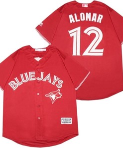 Toronto Blue Jays Roberto Alomar #12 2020 Mlb Red Jersey