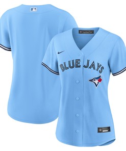 Toronto Blue Jays Womens Alternate Replica Team Jersey - Powder Blue Mlb