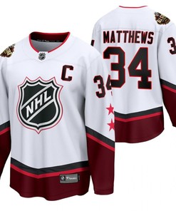 Toronto Maple Leafs 34 Auston Matthews 2022 All-Star Eastern Conference White Jersey Jersey