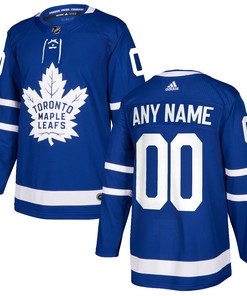 Toronto Maple Leafs Adidas Authentic Custom Jersey - Blue Custom Jerseys Nhl